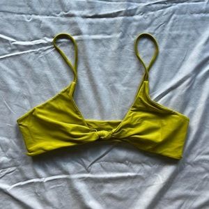 Mikoh yellow/green bikini top XL